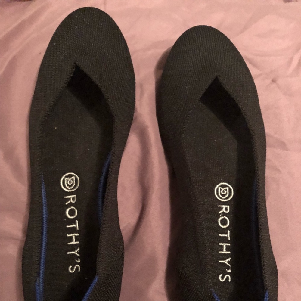 Rothys Black Flat